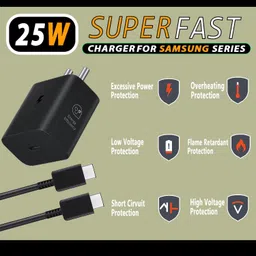 BUXER 25 W Quick Charge 3 A Wall Charger for Mobile with Detachable Cable image 5