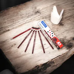 shama A1 Everyday Use HB Pencils Red & Black Pencil of 40 Pencil image 2