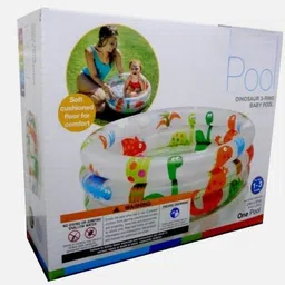 kindertales Bath Toy and (IND*8765) Swimming Pools With Free Pump Inflatable Swimming Pool image 2