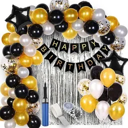 groovy dudz Birthday Decoration Items - 63 Pcs-picture-10