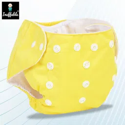 ineffable Baby Reusable Cloth Diaper Nappies With Multi Layered Microfiber Insert Pad image 4