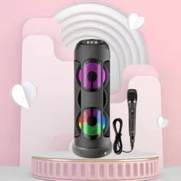 GUGGU Bluetooth Party Speaker with Loud & Clear Stereo Sound and 3 mtr Wired Mic H430 40 W Bluetooth Party Speaker-picture-37