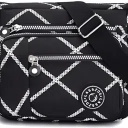 syga Black Women Sling Bag Women's Nylon Material With Simple Design, Sling Bag-picture-12