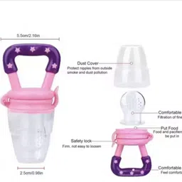 ygoyalandco Baby Feeding Combo Set – Bottle, Fruit Nibbler, Bib, Teether, Spoon & Brush Teether and Feeder image 4