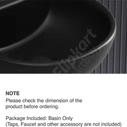 flipkart smartbuy 2 in 1 wall hung basin and tabel top basin Premium Quality ceramatt black f Wall Hung Basin image 5
