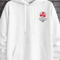 pezoz Men Full Sleeve Printed Hooded Sweatshirt image 2