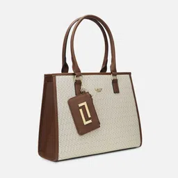 lavie luxe Women White Tote image 2