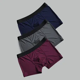 shri hari Pack of 3 Solid Men Trunk image 1