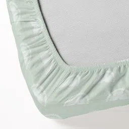 moonroof 244 TC Cotton Single Printed Fitted (Elastic) Bedsheet image 3