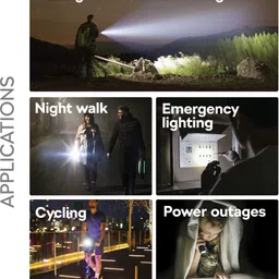 philips Aircraft Aluminium Alloy, Zoom LED Flashlight – 1000 lm, 2000mAh, SFL2142/56 Torch image 5