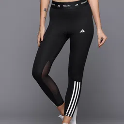 adidas Solid Men Black Tights image 1