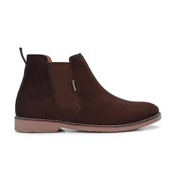 fentacia Suede Leather Chelsea Boots for Men image 5