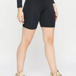 AESTHETIC NATION Women Rapid-Dry Skinny Fit High-Rise Sports Shorts-picture-41