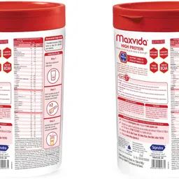 max vida High Protein to help build Muscle mass and strength in Adults & Elderly Weight Gainers/Mass Gainers image 2