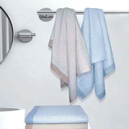 athom living Multicolour Cotton Striped 220 GSM Bath Towels 4 Pc-picture-8