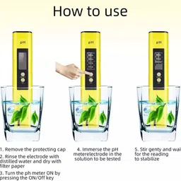 filox PH METER DIGITAL WATER PURITY TESTER /PH TESTER THERMOMETER DIGITAL RANGE 0.0-14.0 Digital pH Meter image 4