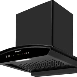 faber HOOD CREST PRO IN HC SC FL BK 60 Auto Clean Wall Mounted BLACK 1350 CMH Chimney image 4