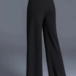 swizz Women Relaxed Black Lycra Blend Trousers image 3