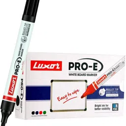 luxor 1885 Pro-E Refillable White Board Marker- Box image 2