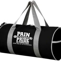 20 L Gym Duffel Bag - premium quality sports bag with separate shoe compartment water resistant - Grey-image-0