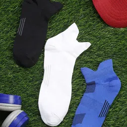 louis stitch socks for Men Self Design Ankle Length image 3