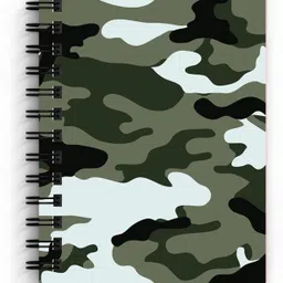 di-kraft Army print Handicraft Diary A5 Diary Unruled 160 Pages image 2