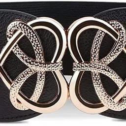 redhorns Women Casual, Evening, Formal, Party Black Artificial Leather, Fabric Belt-picture-23