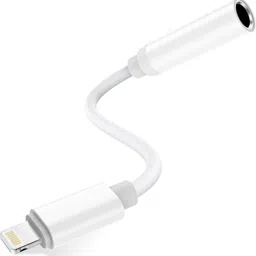 Velmi White AUX Audio Dongle – 3.5mm Jack for Lightning Port Devices Phone Converter-picture-12