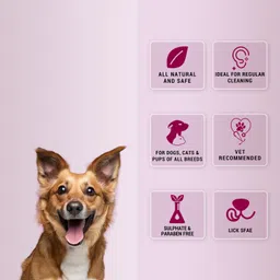 natural remedies Audiclean for Clean and Healthy Ears ,Removes Excessive Wax 90 ml Pet Ear Eye Wipes image 3