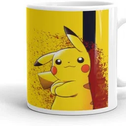 mr uvd Pikachu Pika Pika Yellow Printed Premium Quality_MUGG Ceramic Coffee Mug-picture-11