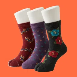 Women Woven Mid-Calf/Crew-image-83