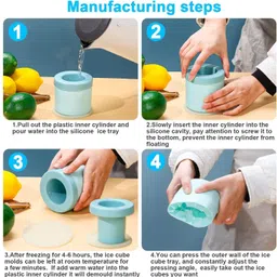 flipxen Multicolor Silicone Ice Cube Tray image 2