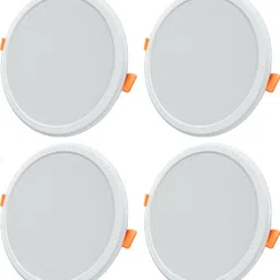 aster lite 8-Watt Slim Round LED Panel Light/Ceiling Light (Cool White, Pack of 4) Recessed Ceiling Lamp-picture-17