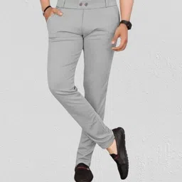 civira trending Men Slim Fit Multicolor Cotton Blend Trousers-picture-11