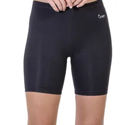 envie Solid Women Black Cycling Shorts image 1