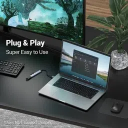 Foxne Point USB HUB Data Transfer for Laptop, MacBook, PC USB Hub (4-in-1), USB Multiport Adapter USB Hub image 3