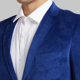 parx Men Printed Single Breasted Formal Blazer image 5