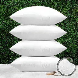 eirini LUXURY Polyester Fibre Solid Sleeping Pillow Pack of 2 image 3