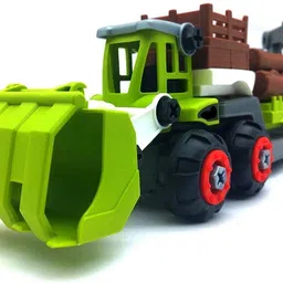 dherik tradworld DIY Toy Vehicle Assembly 3 in 1 Farmer Tracker with Screwdriver image 2
