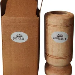 logscraft Vijaysar Wood Tumbler Glass Water/Juice Glass image 2