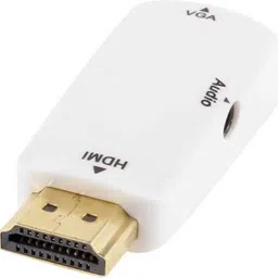 microware HDMI Cable 0.25 m HDMI to VGA ConverterAudio for HDTV, Monitor and Projector-picture-27