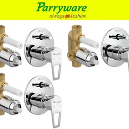 parryware Espirion concealed Diverter Body with Concealed Upper Part set of 3 pic 016 Faucet Set-picture-18