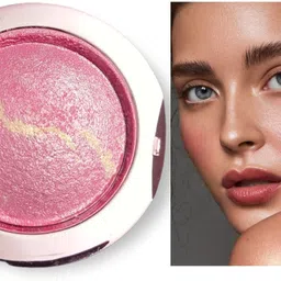 New Highly Pigmented Semi-Matte Finish Rosy Pink Blusher-image-5