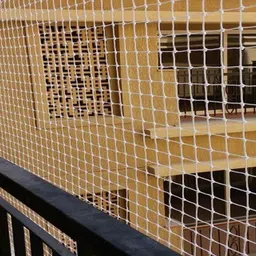 i geon UV Stabilized Nylon Pigeon Net_Bird Net_Monkey Net_8 X 10 Feet_White Color Camping Net image 3