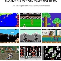 Zebur SUP Handheld Game Console Colorful LCD Screen USB Rechargeable Battery 8 GB with Mario/Super Mario/DR Mario/Contra/Turtles and other 400 Games image 5