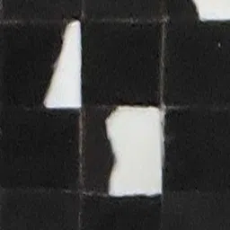 dazzhome Black Hair On Leather Abstract Hand Woven 5ftX7ft Carpet image 4