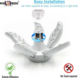 make ur wish Celling Home LED Light Bulb B22 High Bright Foldable Fan Blade LED Pendant Lamp Ceiling Lamp image 4