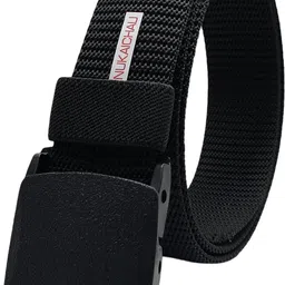 nukaichau Men Casual, Evening, Party Black Nylon Belt-picture-29