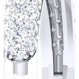 radha rani Sterling Silver Zircon Rhodium Plated Ring image 3