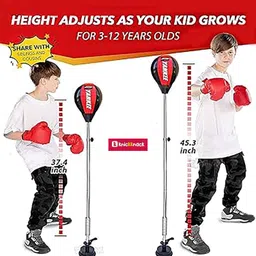 knick knack Boxing Punching Stand Set Standing Bag image 2
